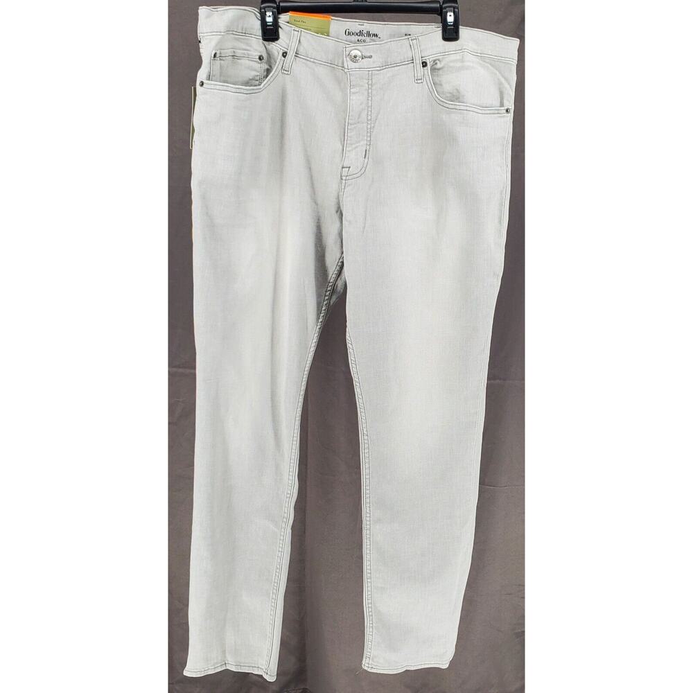Goodfellow & Co Premium‎ Slim Lightweight Denim Light Gray Mens 40W x 30L New